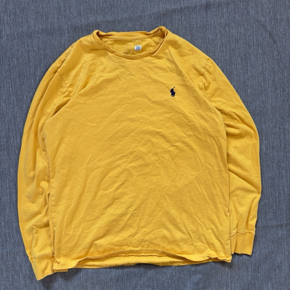 Yellow Polo Ralph Lauren long sleeve shirt